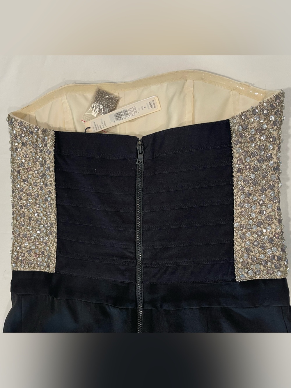 Alice + Olivia | NWT | Jeri Rhinestone Embellished Strapless Jumpsuit | 8 - Picture 12 of 12